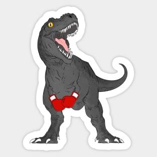 T-Rex Boxing: A Knockout of Prehistoric Proportions Sticker